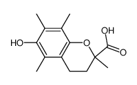 6-hydroxy-2,5,7,8-tetramethylchroman-2-carboxylic acid结构式