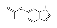6-乙酰氧基吲哚结构式