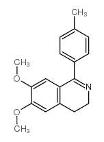 1-(4-甲基苯基)-6,7-二甲氧基-3,4-二氢异喹啉结构式