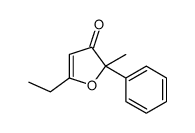 3(2H)-Furanone,5-ethyl-2-methyl-2-phenyl-(9CI)结构式