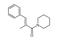 Piperidine, 1-(2-methyl-1-oxo-3-phenyl-2-propenyl)- (9CI)结构式