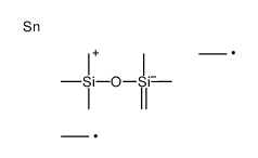 4,4-diethyl-2,2,6,6-tetramethyl-1,2,6,4-oxadisilastanninane Structure