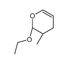 (2R,3R)-2-ethoxy-3-methyl-3,4-dihydro-2H-pyran结构式