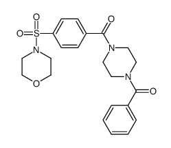 Piperazine, 1-benzoyl-4-[4-(4-morpholinylsulfonyl)benzoyl]- (9CI) Structure