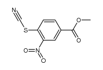 3-nitro-4-thiocyanato-benzoic acid methyl ester Structure