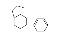 反式-4-丙基环己基苯结构式
