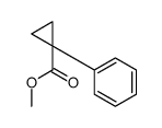 1-苯基环丙烷甲酸甲酯结构式