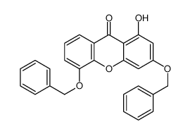 1-hydroxy-3,5-bis(phenylmethoxy)xanthen-9-one Structure