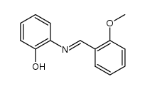 2-(2-methoxyphenylmethyleneimino)phenol Structure