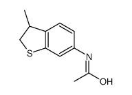 N-(3-methyl-2,3-dihydro-1-benzothiophen-6-yl)acetamide Structure
