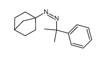 Bicyclo[2.2.1]hept-1-yl-(1-methyl-1-phenyl-ethyl)-diazene结构式