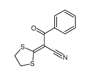 2-(benzoylcyanomethylene)-1,3-dithiolane Structure