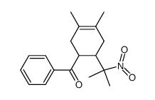 [3,4-Dimethyl-6-(1-methyl-1-nitro-ethyl)-cyclohex-3-enyl]-phenyl-methanone Structure
