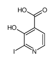 3-hydroxy-2-iodopyridine-4-carboxylic acid结构式