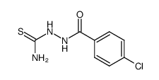 1-(p-Chlorobenzoyl)-thiosemicarbazide Structure