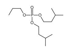 bis(3-methylbutyl) propyl phosphate Structure