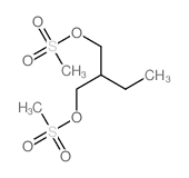 1,3-Propanediol,2-ethyl-, 1,3-dimethanesulfonate结构式