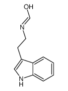 N-[2-(1H-indol-3-yl)ethyl]formamide结构式