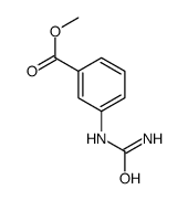 METHYL 3-[(AMINOCARBONYL)AMINO]BENZOATE结构式