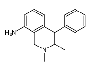 2,3-dimethyl-4-phenyl-3,4-dihydro-1H-isoquinolin-8-amine结构式