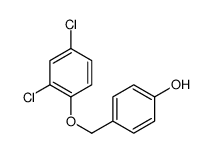 4-[(2,4-dichlorophenoxy)methyl]phenol Structure