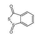 1-oxo-1λ4,2-benzodithiol-3-one结构式