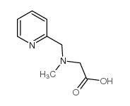 (methyl-pyridin-2-ylmethyl-amino)-acetic acid Structure