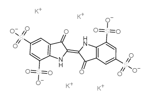 potassium indigotetrasulfonate Structure