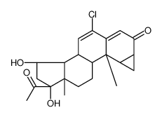 15β-羟基环丙孕酮结构式