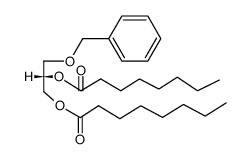 (S)-SN-1,2-DIOCTANOYL-3-BENZYLGLYCEROL Structure