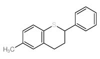2H-1-Benzothiopyran,3,4-dihydro-6-methyl-2-phenyl- Structure