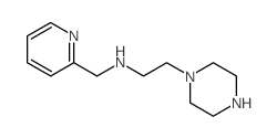 1-Piperazineethanamine,N-(2-pyridinylmethyl)-结构式