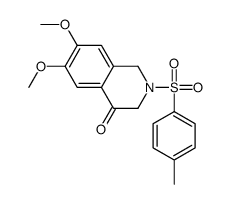 6,7-dimethoxy-2-(4-methylphenyl)sulfonyl-1,3-dihydroisoquinolin-4-one Structure