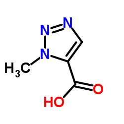 1-甲基-1H-1,2,3-噻唑-5-羧酸结构式