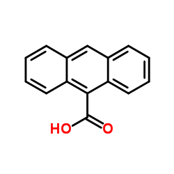 9-Anthracenecarboxylic acid structure