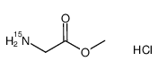 [15N]-glycine methyl ester hydrochloride结构式