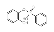 (2-hydroxyphenoxy)-phenyl-phosphinic acid结构式