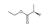 (R)-2-fluoropropanoic acid ethyl ester结构式