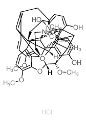 Thebainehydroquinone dimer 2HCl structure