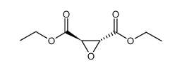 (2R,3R)-二乙基-2,3-环氧琥珀酸结构式