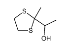 1-(2-methyl-1,3-dithiolan-2-yl)ethan-1-ol结构式
