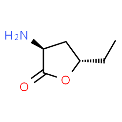 2(3H)-Furanone,3-amino-5-ethyldihydro-,(3S,5S)-(9CI) Structure