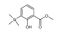 methyl 2-hydroxy-3-(trimethylsilyl)benzoate结构式
