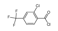 2-chloro-4-(trifluoromethyl)benzoyl chloride Structure