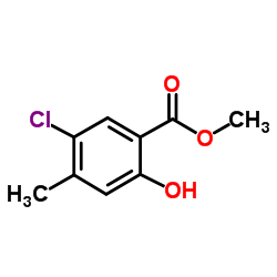 5-Chloro-2-hydroxy-4-Methyl-benzoic acid Methyl ester Structure