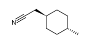 trans-4-methylcyclohexylmethyl cyanide结构式