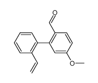 2-formyl-2'-vinyl-5-methoxybiphenyl结构式