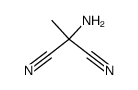 2-Amino-2-methylmalonodinitril Structure