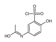 5-Acetamido-2-hydroxybenzenesulfonyl chloride Structure