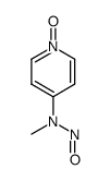 4-nitrosomethylaminopyridine 1-oxide Structure